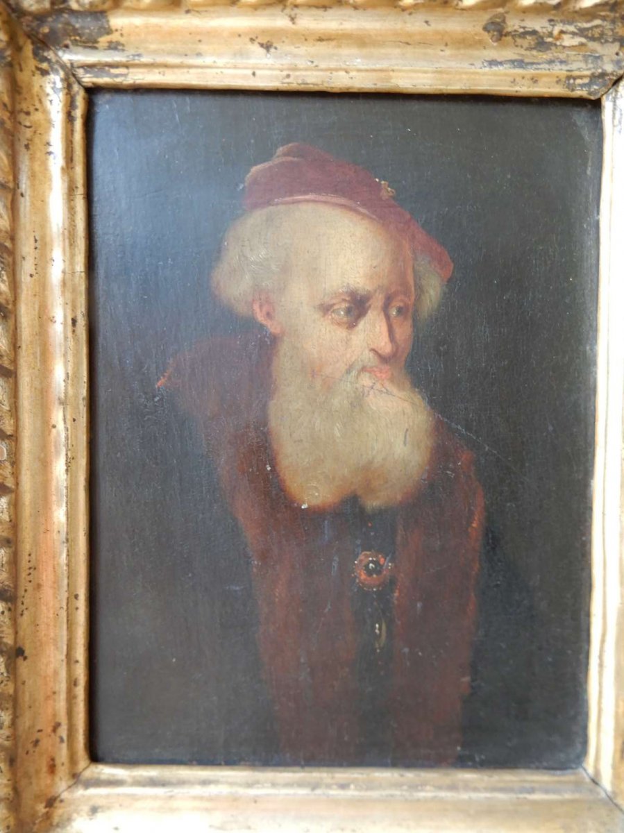 Portrait d'Homme Du Début XVIII Eme-photo-4