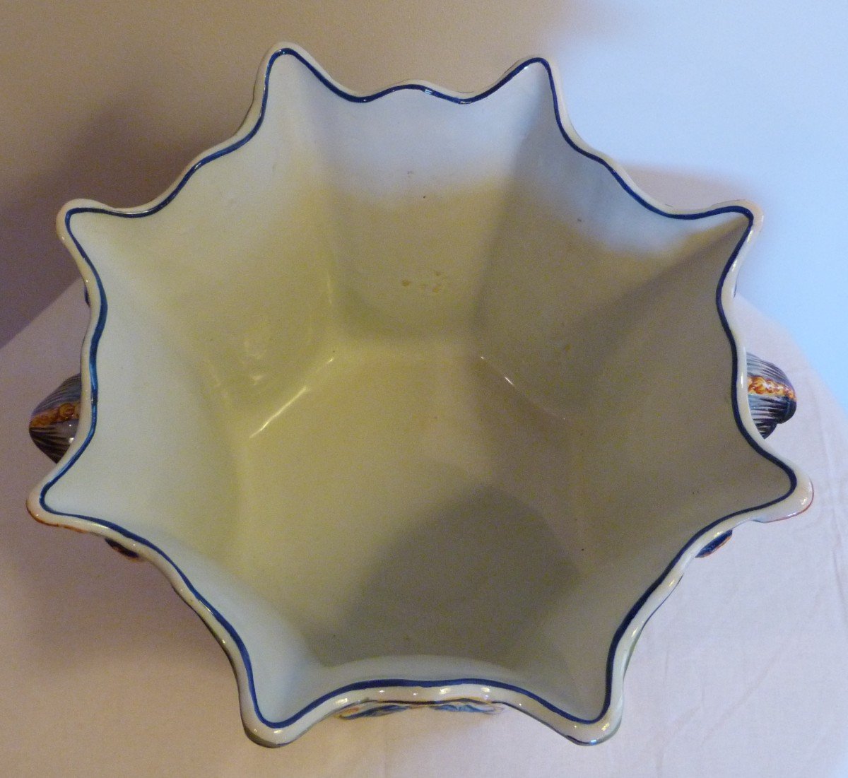 Cachepot In Rouen Earthenware From The XIX Eme Century-photo-4