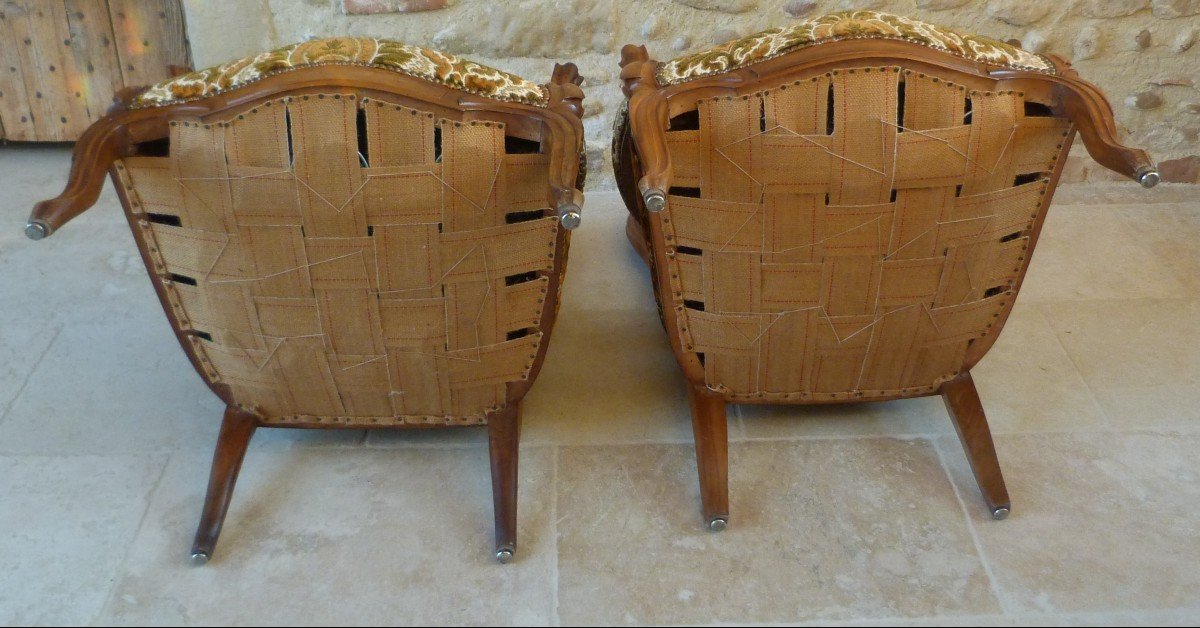 Pair Of Louis Philippe Armchair-photo-3