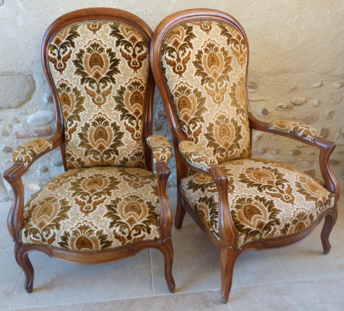 Pair Of Louis Philippe Armchair-photo-4