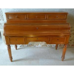 Bureau Style Louis Philippe En Noyer 