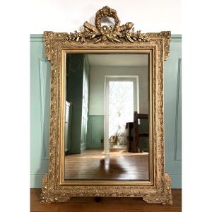 Miroir Napoléon III à fronton