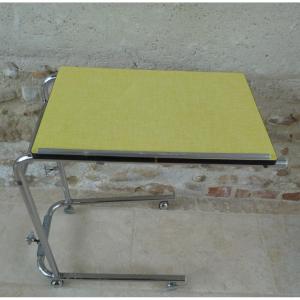 Chrome And Formica Reading Table, Circa 1960