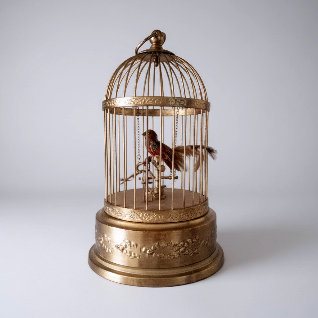 Cage automate à oiseau siffleur   