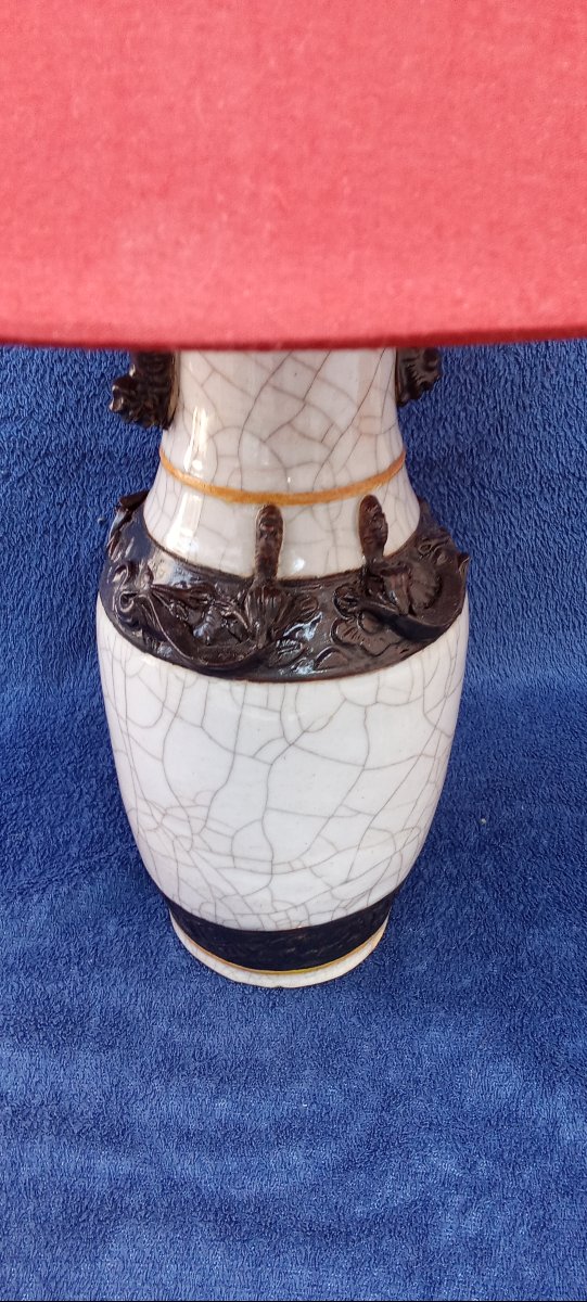 Nanjing Porcelain Lamp And Vase Set-photo-3