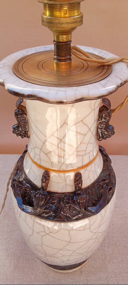 Nanjing Porcelain Lamp And Vase Set-photo-2