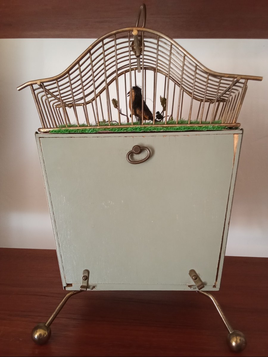 1950s Cuckoo Clock Alarm Clock-photo-3