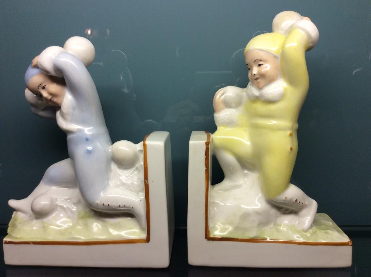 Paire De Serre Livres Gerard Serpaut