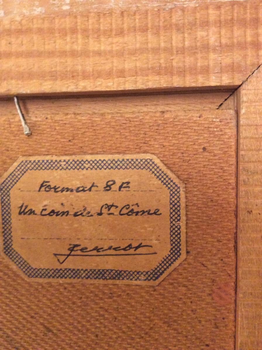 Tableau Village De Saint-côme Aveyron Peintre Henri Perrot -photo-4