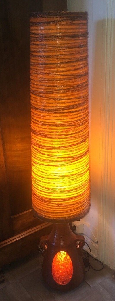 Large Floor Lamp From The Accolay Potters (1960s)  140cm-photo-3