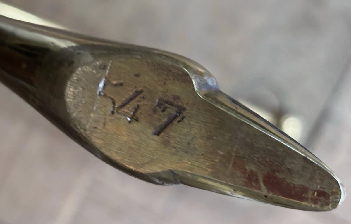 Maison Jansen Brass Coffee Table, Spacer Base, Swan-shaped Feet-photo-5