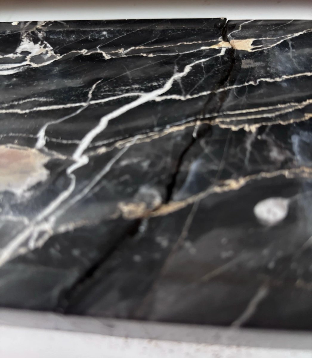 “the Two Panthers” Circa 1930 Important Art Deco Animal Sculpture In Patinated Spelter-photo-2