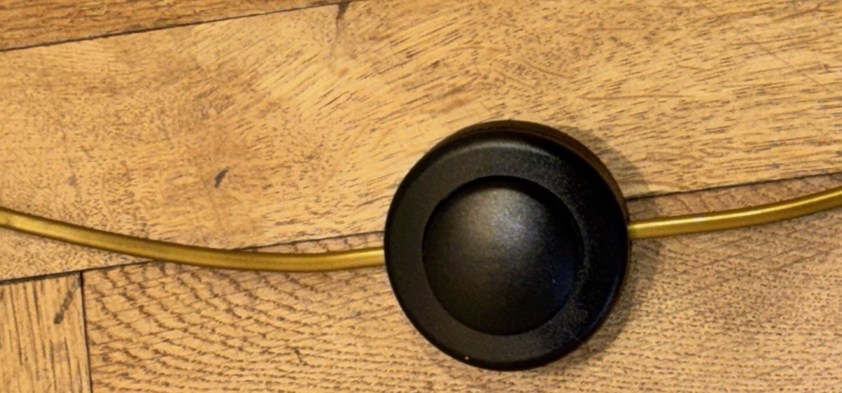 Maison BAGUES  ( attribué à ) Lampadaire en bronze doré massif  -photo-3