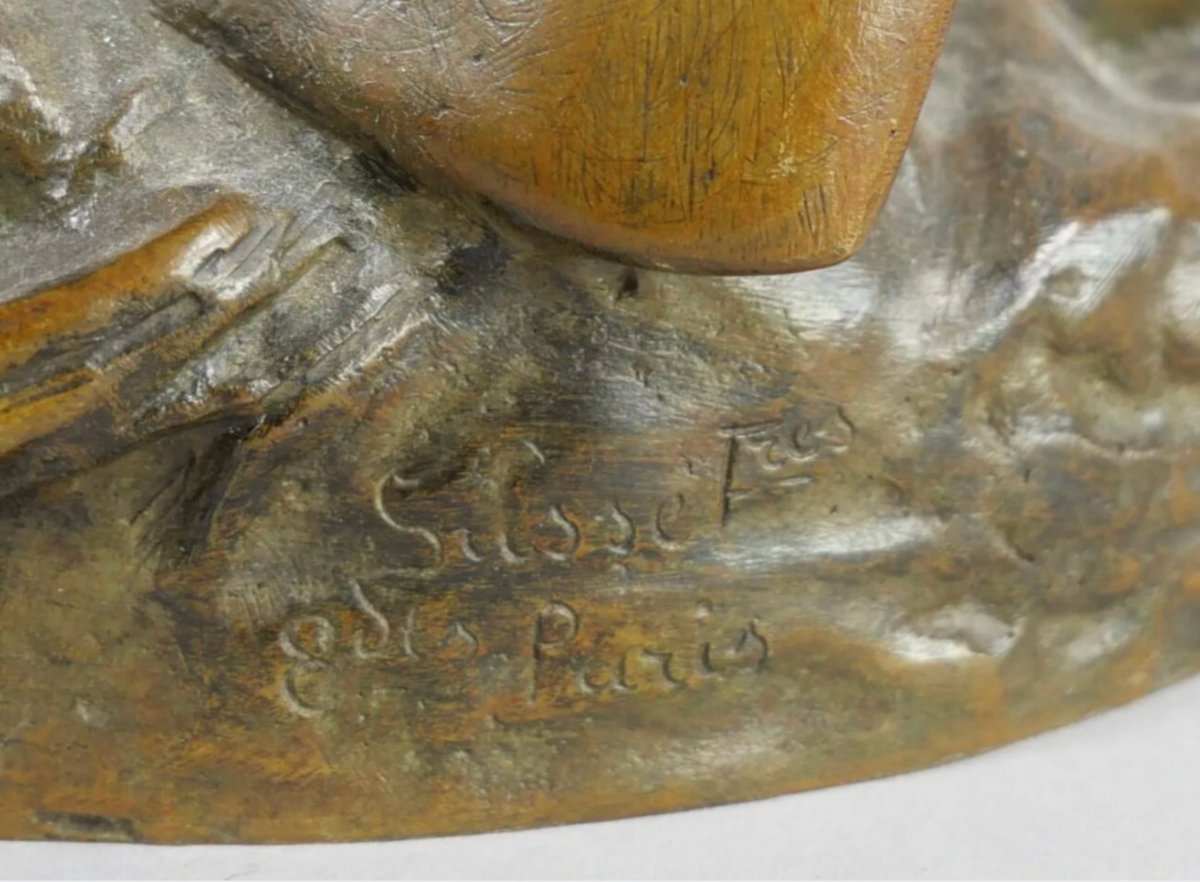 Dalou (1838-1902) & Susse Brothers. The Large Peasant (61cm) Rolling Up His Sleeves-photo-6