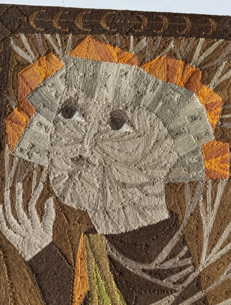 Elisabeth Baillon (born 1941), Textile Tapestry From 1968, Signed And Numbered.-photo-2