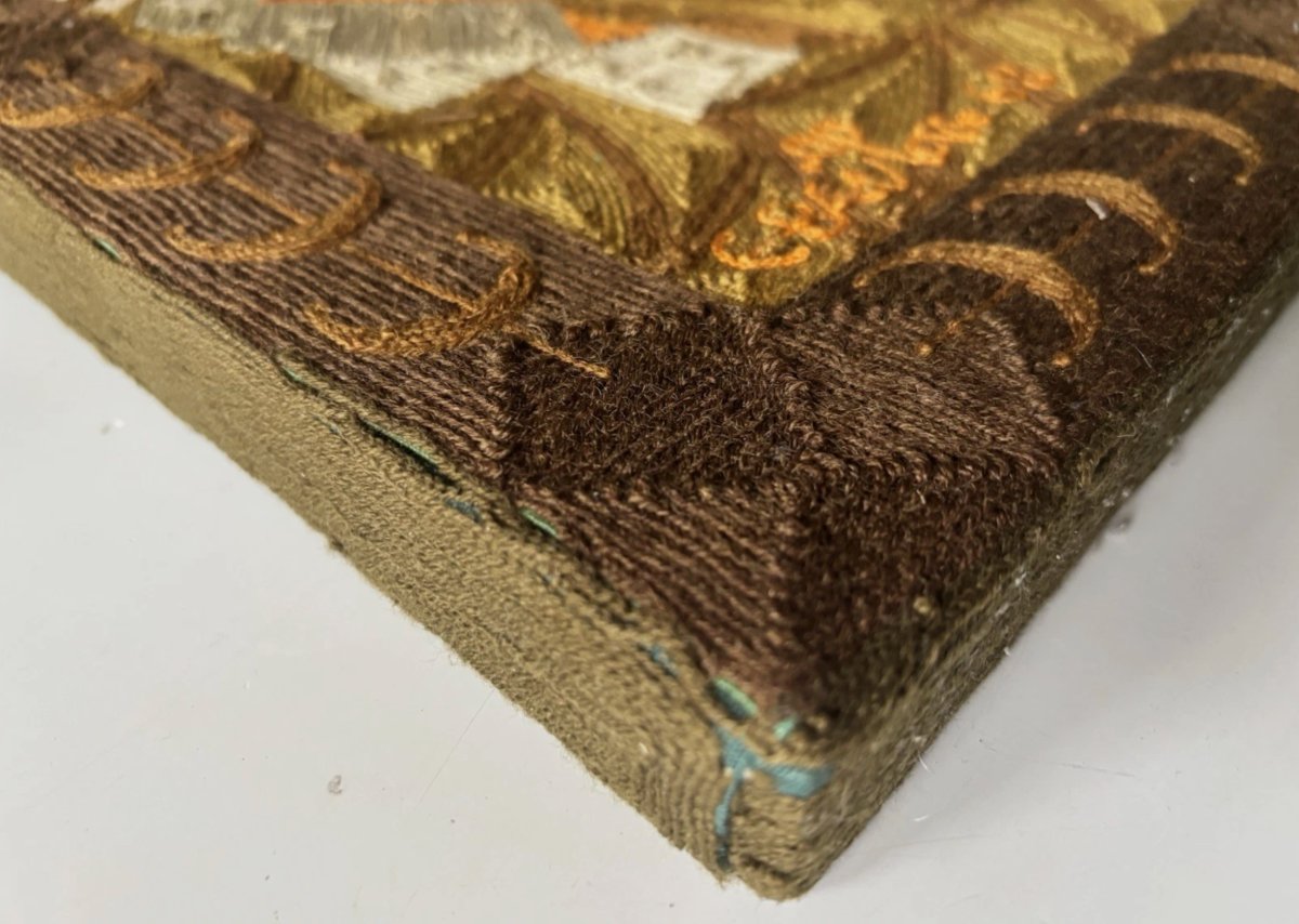 Elisabeth Baillon (born 1941), Textile Tapestry From 1968, Signed And Numbered.-photo-2