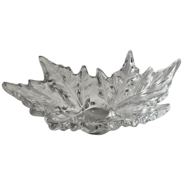 Lalique France. Champs-élysées Centerpiece In Clear Crystal. Signed L46cm