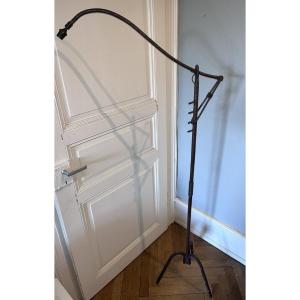 Adnet Jacques (1900-194) Rack Floor Lamp To Be Restored Circa 1950