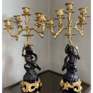 Pair Of 5-light 
