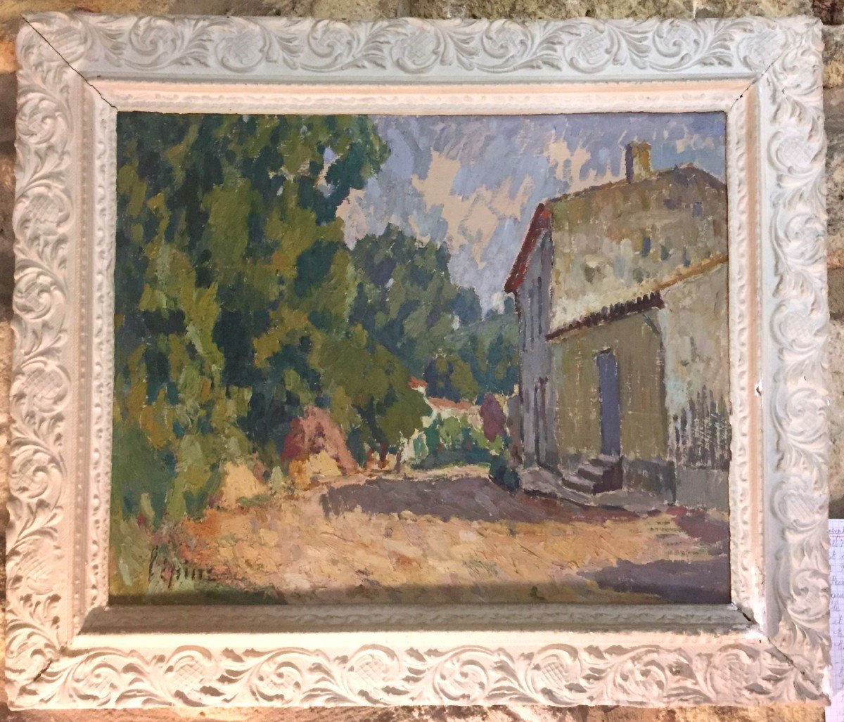 Oil On Panel Signed Lépine