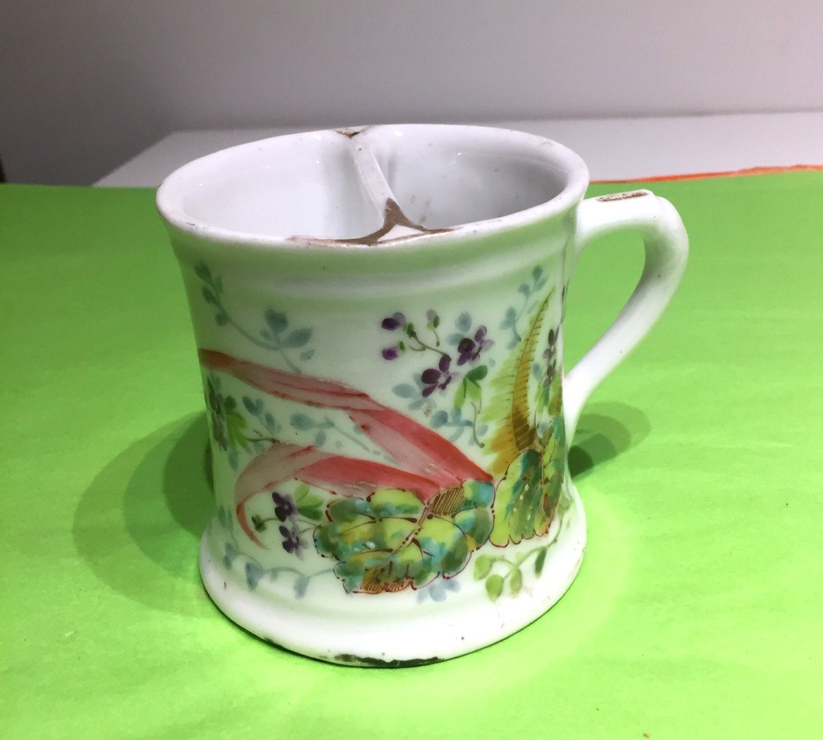 Porcelain Barber Mug