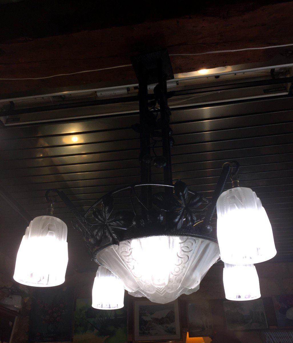 Lustre /suspension De Mûller Frères Lunéville