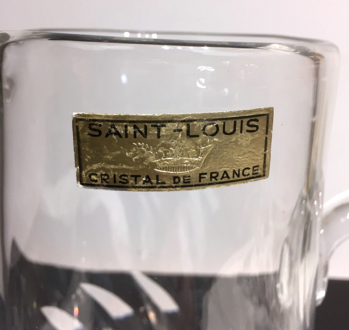 2 Saint-louis Crystal Pitchers-photo-3