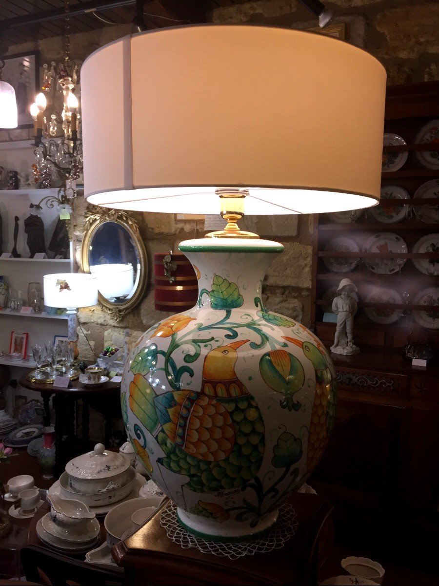 Lampe Italienne Signée Marioni