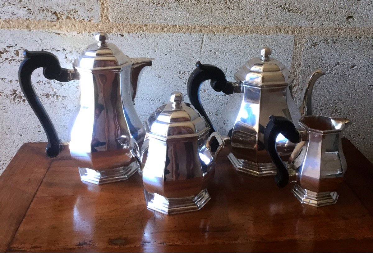 2 Tasses En Argent Massif Minerve 1er Titre – Café, Chocolat, Thé – Vintage