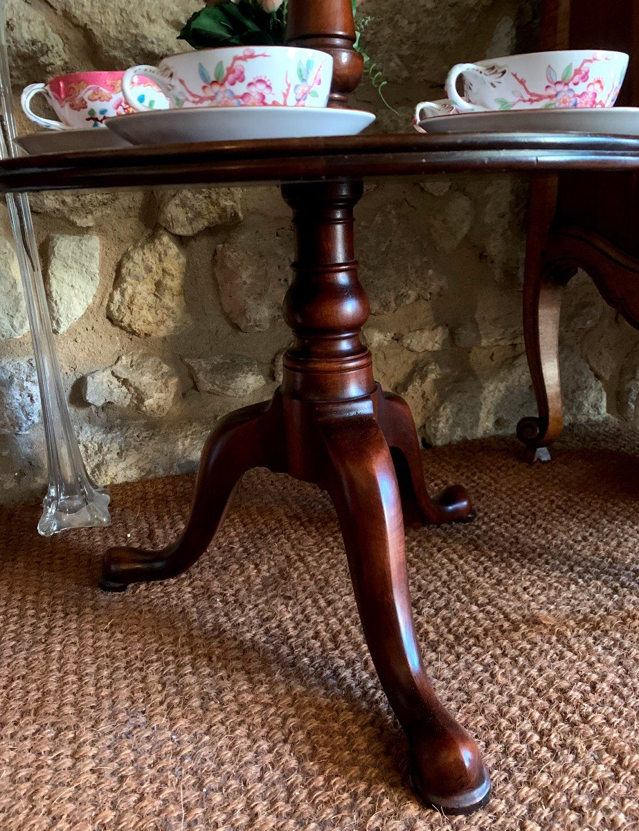19th Century English Mute Servant In Molded Mahogany-photo-1