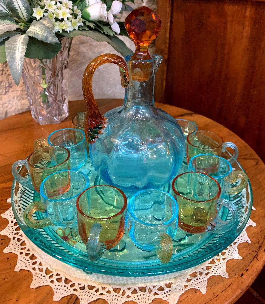 Service à Liqueur De Cerises George Sand Portieux XIXème
