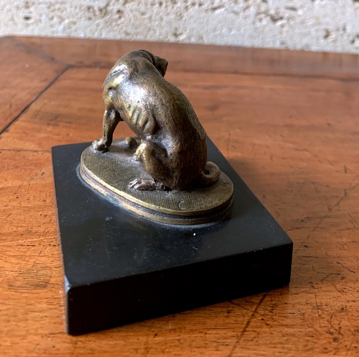 2 Small Bronze Dogs By Victor Chemin (1825-1901)-photo-4