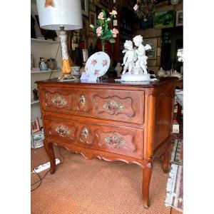 Saute Commode XVIII In Walnut