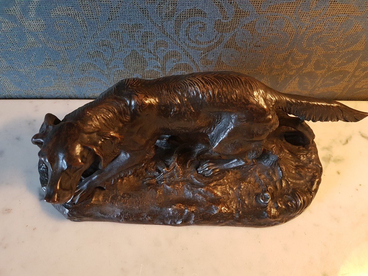 Bronze Dog. Pierre Jules Mene. -photo-2