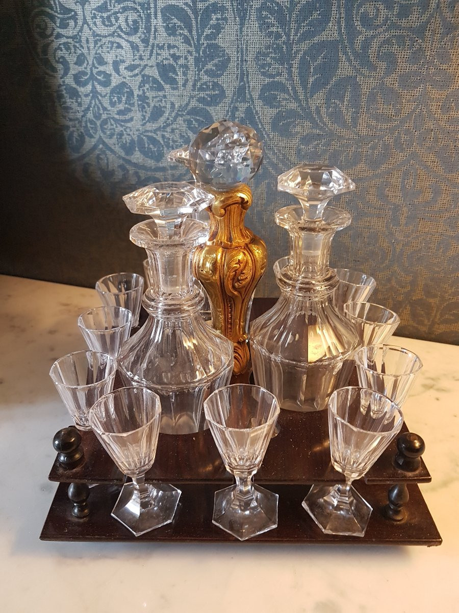 Liqueur Cellar. 19th Century. Louis Philippe. -photo-3