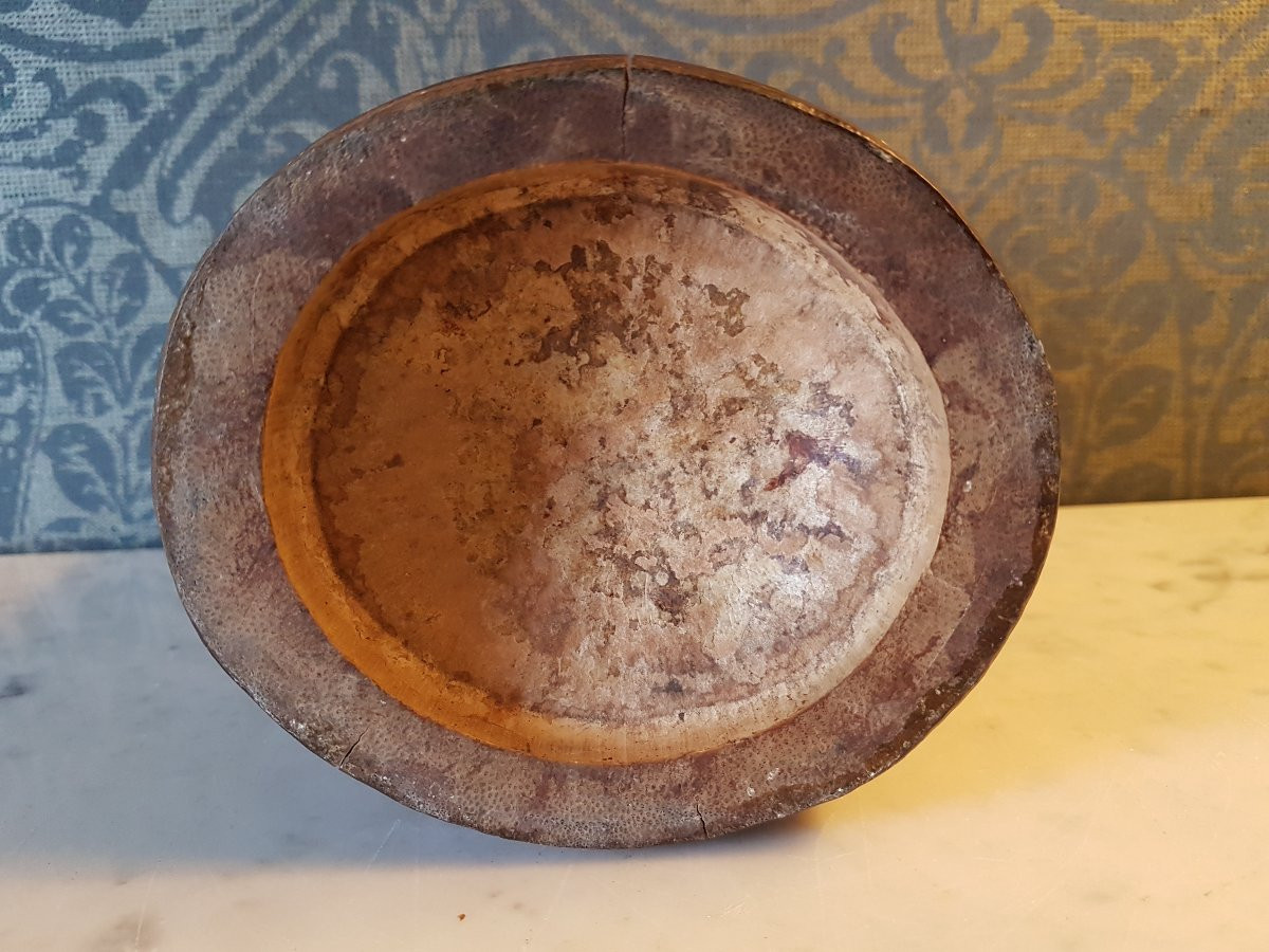 Pot 'a pinceaux  en bamboe.  China 19 -eme. -photo-2