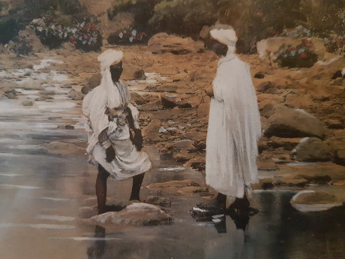Aquarel  Oriental Algerie. 19eme. -photo-3
