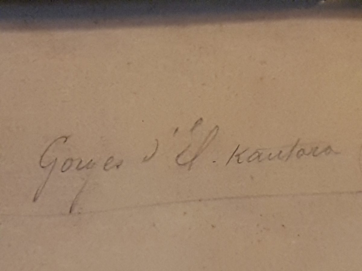 Aquarel  Oriental Algerie. 19eme. -photo-2