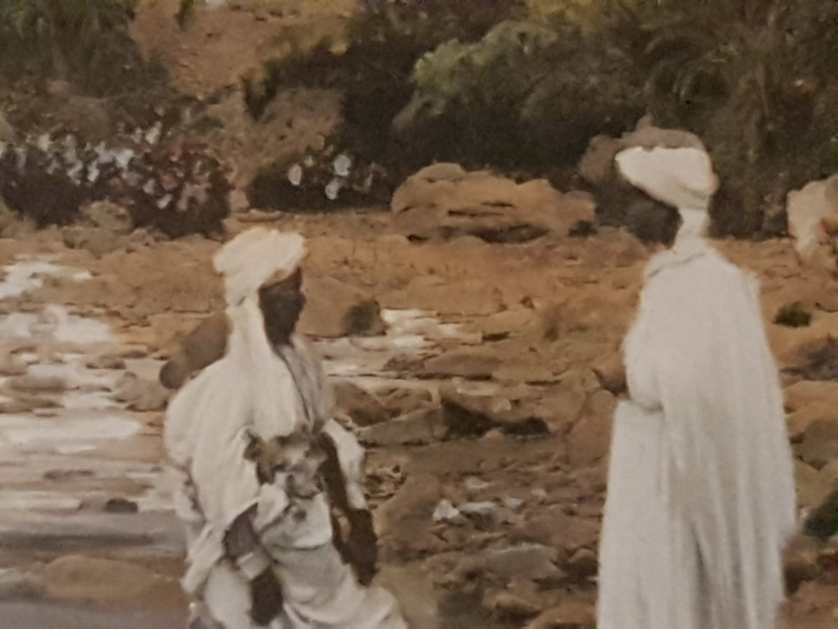 Aquarel  Oriental Algerie. 19eme. -photo-3