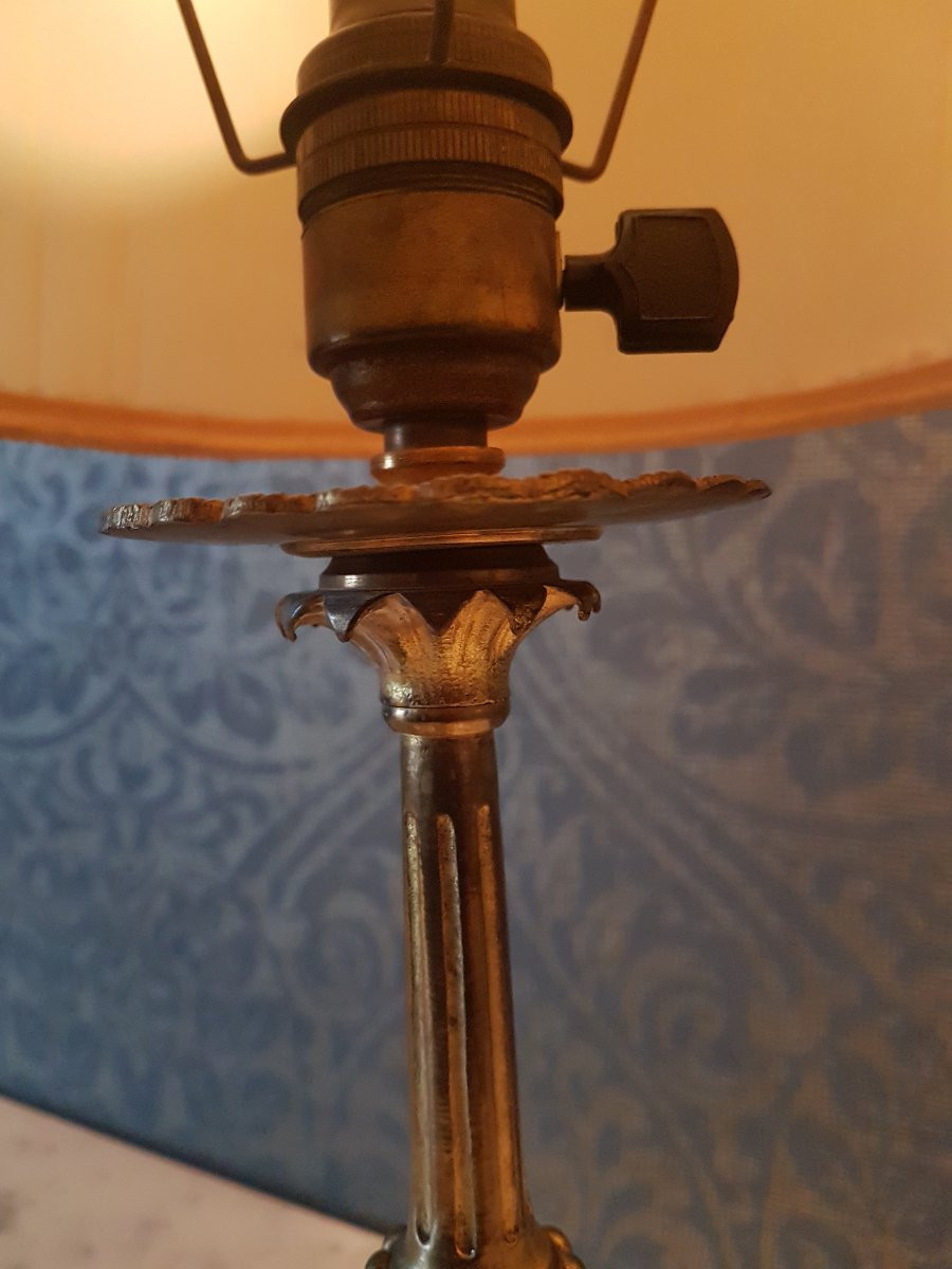 Bronze Lamp. Napoleon III. -photo-3
