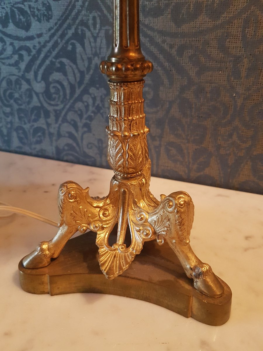 Bronze Lamp. Napoleon III. -photo-4