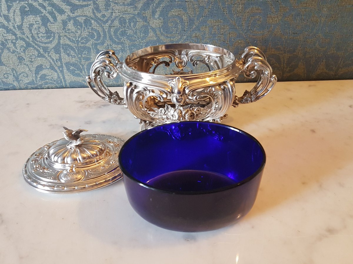 Bonbonniere en  Argent.  19eme. -photo-3