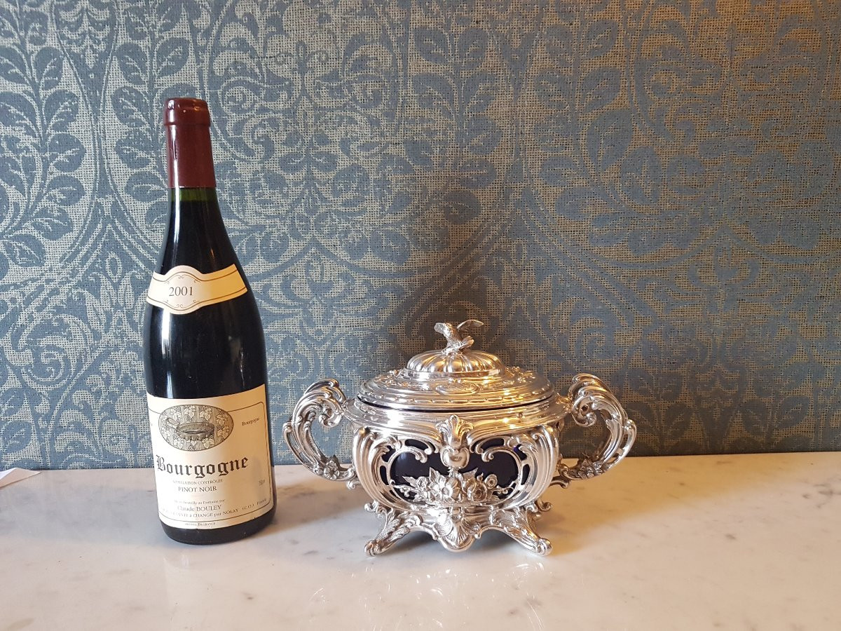 Bonbonniere en  Argent.  19eme. -photo-4