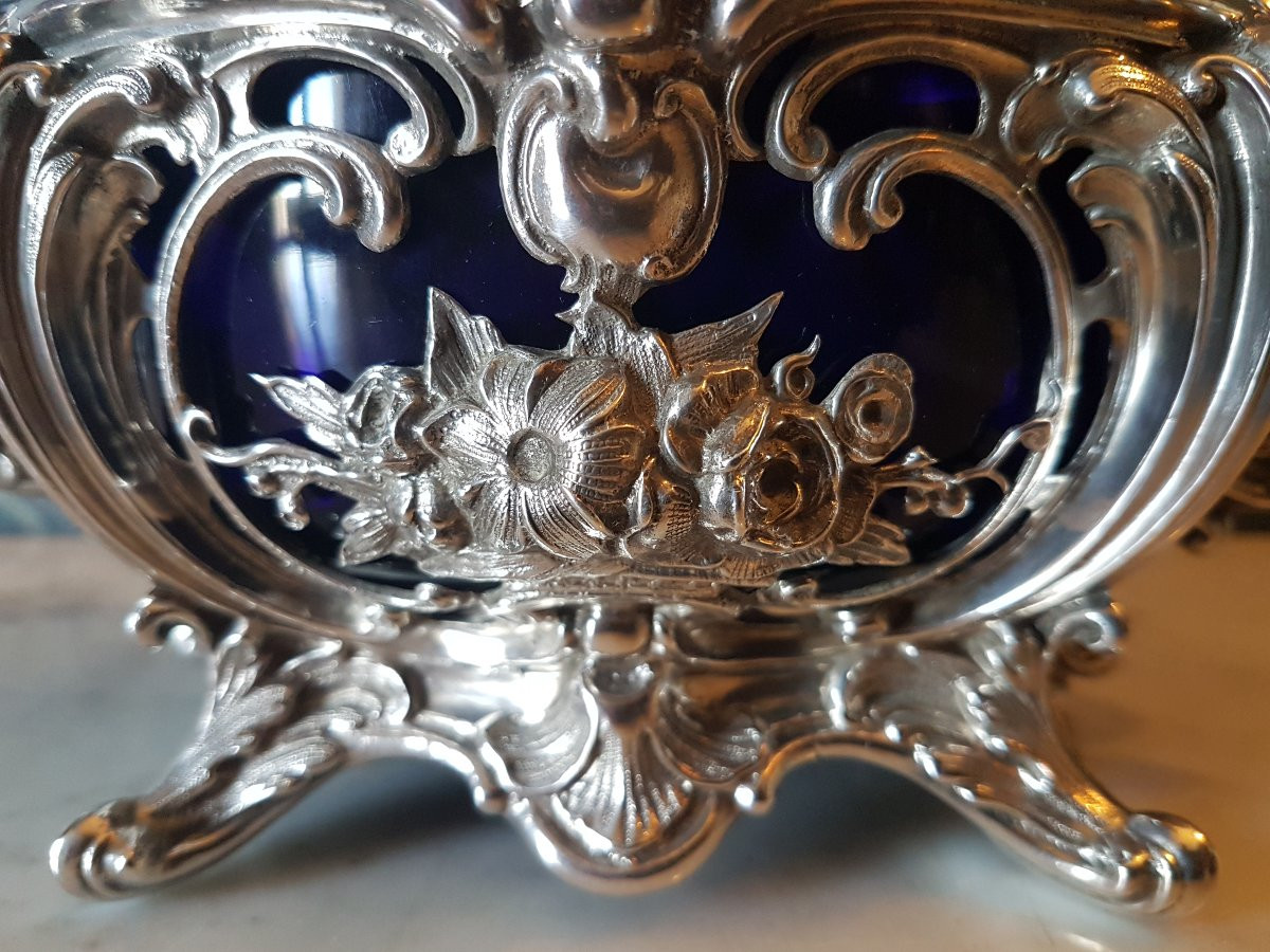 Bonbonniere en  Argent.  19eme. -photo-4