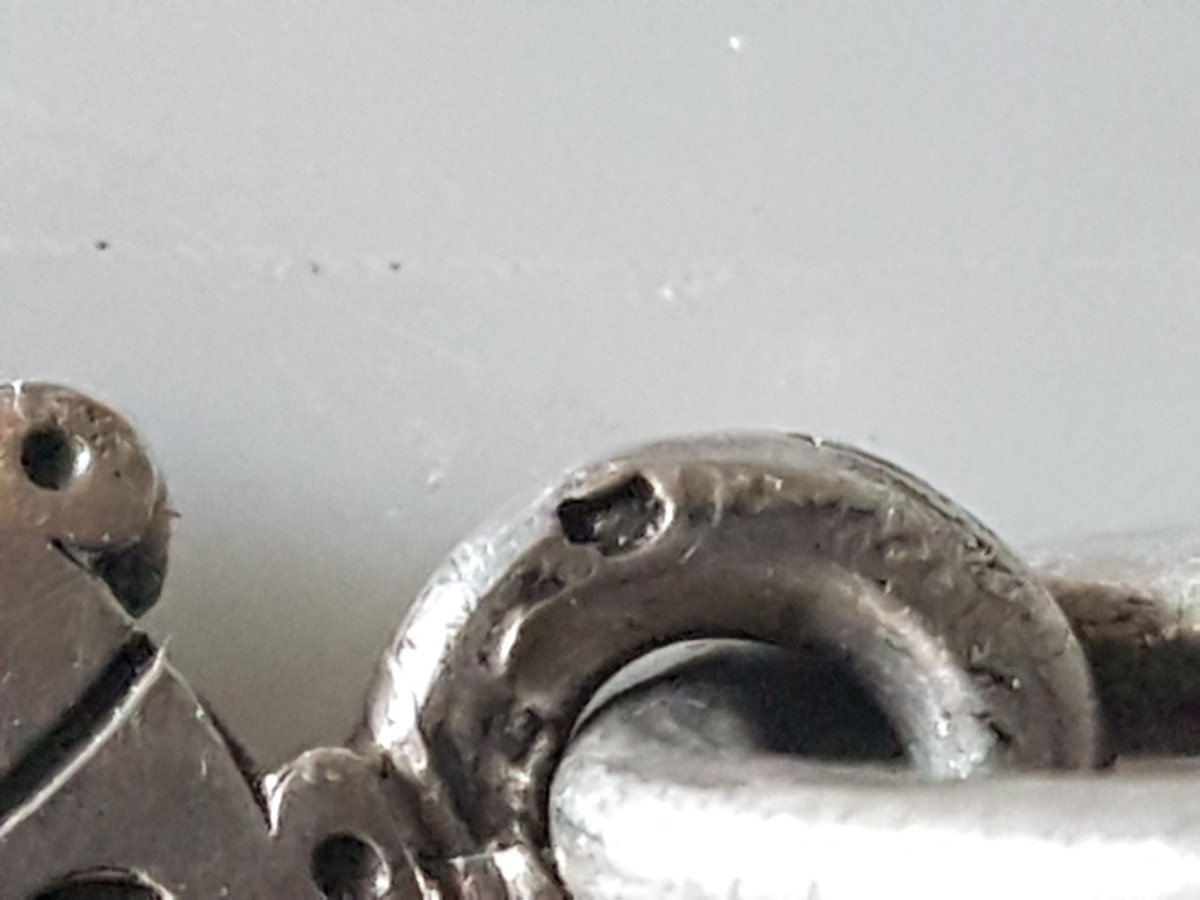 Crucifix In Solid Silver. Napoleon III. -photo-8