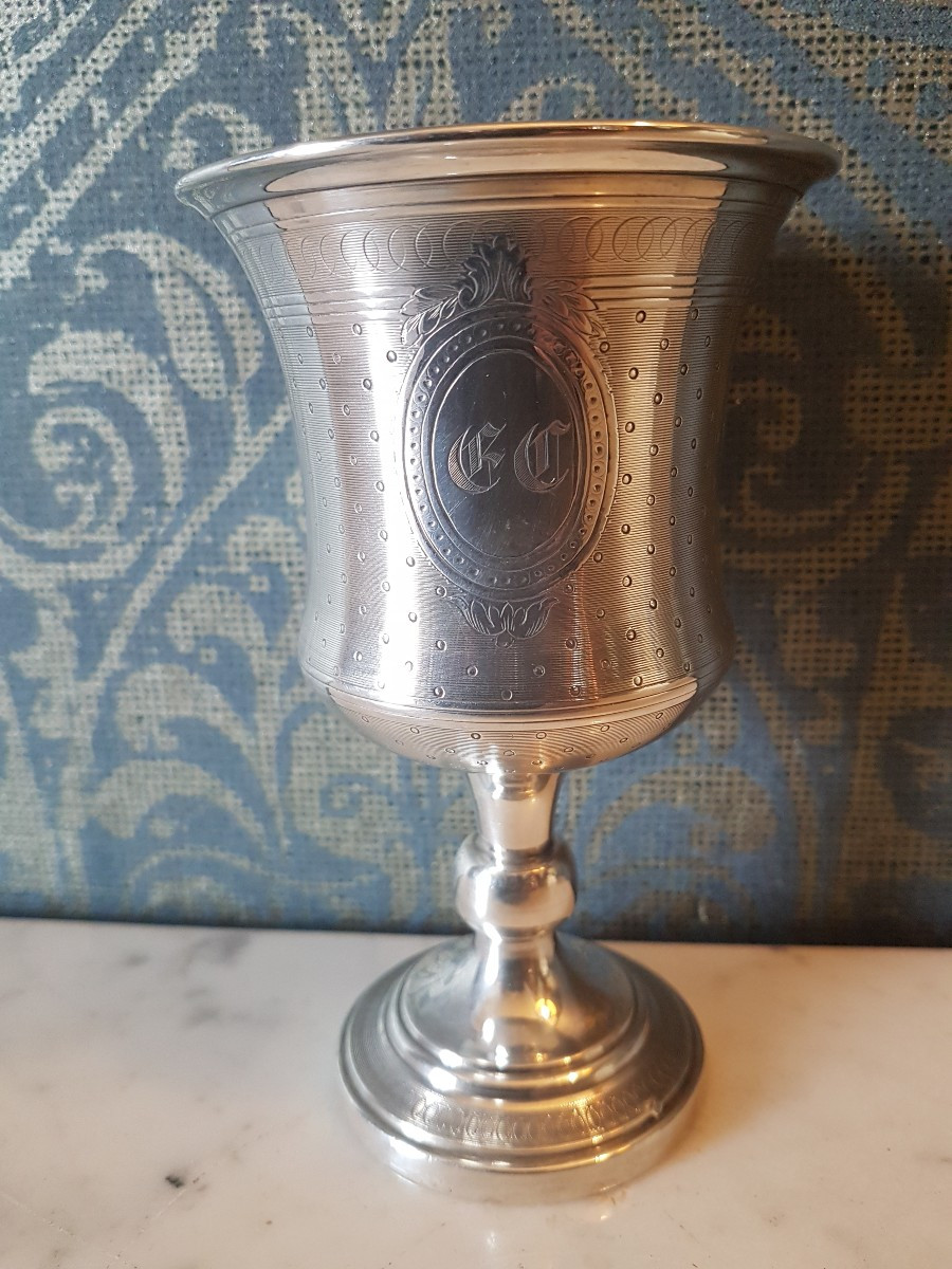 Tasse  en Argent Napoleon III. 