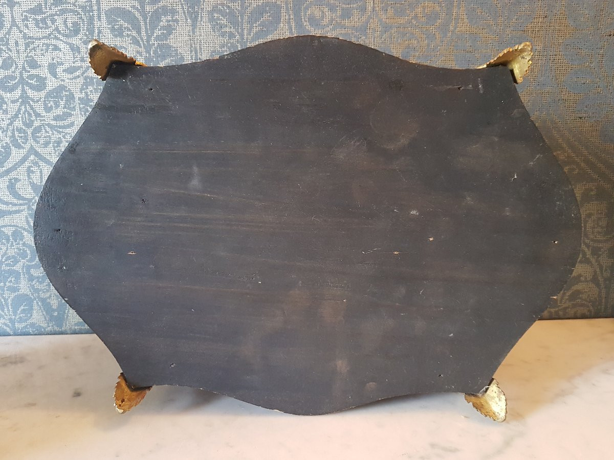 Wooden And Bronze Planter, Napoleon III, 19th Century. -photo-4