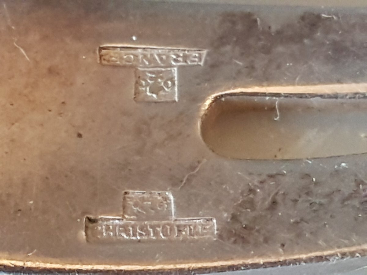 Ensemble metal-argent  Christofle, Paris. -photo-2