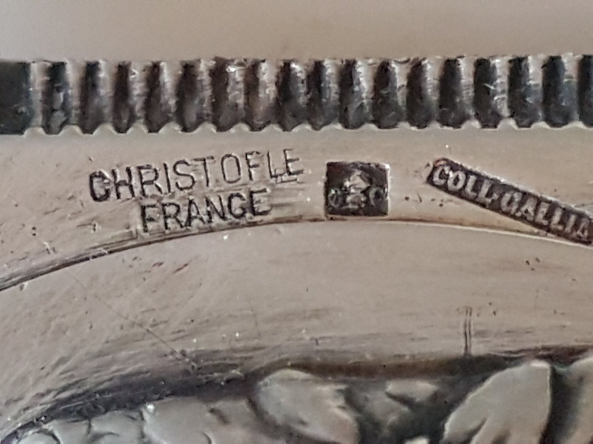 Ensemble metal-argent  Christofle, Paris. -photo-6