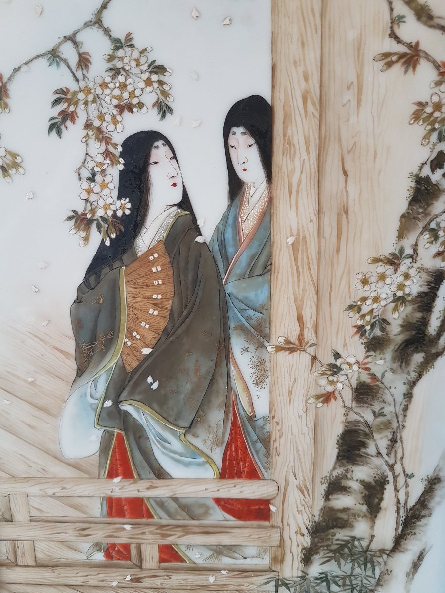 Porcelain Painting. Japan - Meiji-period- 19th Century.-photo-2